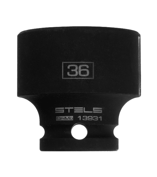 Головка ударная шестигранная Stels 36 мм, 1/2', CrMo