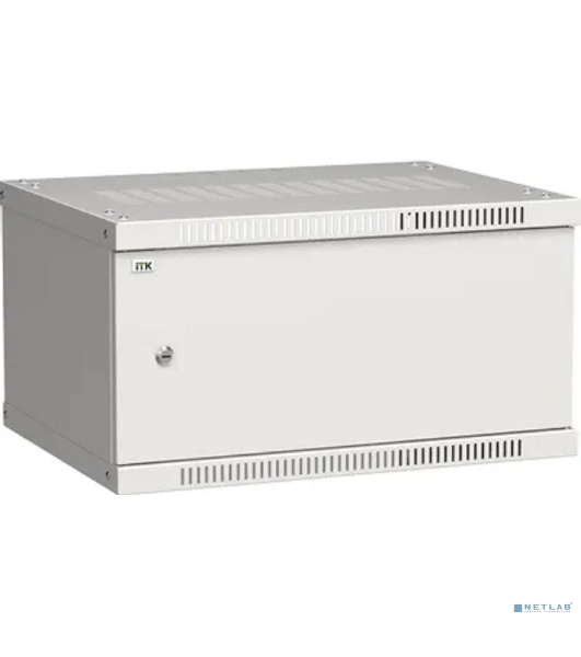 Шкаф ITK LWE3-06U64-MF LINEA WE 6U 600x450 мм дверь металл серый