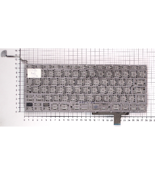 Клавиатура для ноутбука Macbook A1297 черная, большой Enter