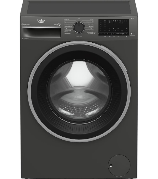 Стиральная машина Beko B3WFR572AB темно-серый, загрузка фронтальная 7 кг, 1200 об/мин., класс: А