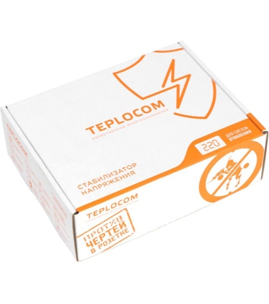 Стабилизатор напряжения TEPLOCOM ST – 222/500-И индикация Бастион 557