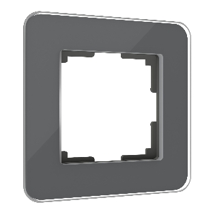 Рамка на 1 пост Elite (графит, стекло) W0012440