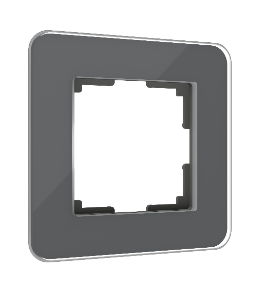 Рамка на 1 пост Elite (графит, стекло) W0012440