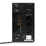 Источник бесперебойного питания PowerMan Online 2000VA черный (Online-Double conversion/LCD Display/USB/Software/RJ11/45,RS-232), фото3