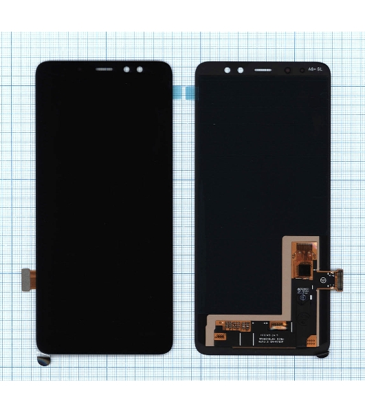 Дисплей для Samsung Galaxy A8 Plus (2018) A730F OLED черный