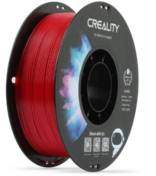 Пластик для принтера 3D Creality 3301030038 CR-PETG d1.75мм 1кг красный