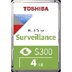 Жесткий диск Toshiba HDD SATA3 4Tb Surveillance S300 (SMR) 5400 256Mb (analog HDWT740UZSVA), фото 1