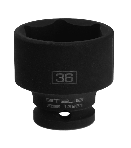Головка ударная шестигранная Stels 36 мм, 1/2', CrMo