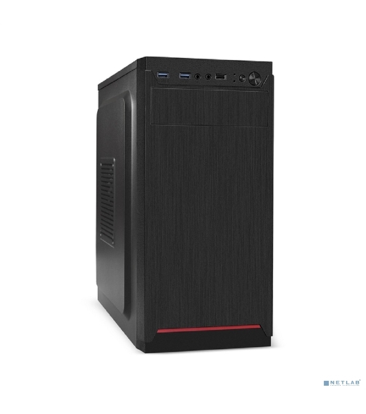 Компьютерный корпус Minitower ExeGate BAA-114U2-AAA400 (mATX, БП AAA400 с вент. 8см, 1хUSB+2хUSB 3.0, аудио, черный)