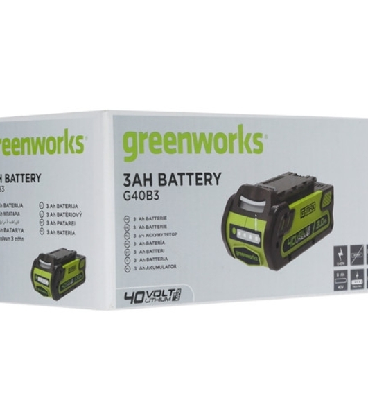 Аккумулятор для GreenWorks G-MAX 40V,20302,2601402,21332 40V 3000mAh/120.00Wh Li-ion