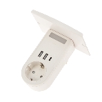 Сетевое зарядное устройство USB Rexant (2хUSB-A + USB-С) + розетка 220-250В с подсветкой и подставкой для телефона, фото5