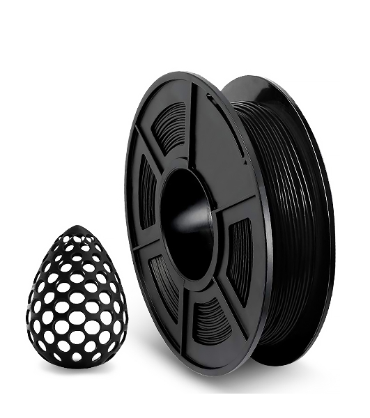 Филамент NVPrint TPU Black для 3D печати диаметр 1.75мм длина 165 метров масса 0,5 кг