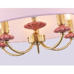 Люстра Ambrella light LH75021/5 GD/PI золото/розовый E14/5 max 40W D550*730, фото9