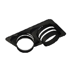 Комплект встраиваемого светильника Ambrella light XC7664082 SBK/FR черный песок/белый матовый MR16 GU5.3 (C7664, N7142), фото3