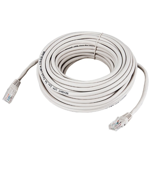 Пaтч-корд Rexant U/UTP, cat.5e, RJ45-RJ45, неэкранированный, PVC серый, 20м