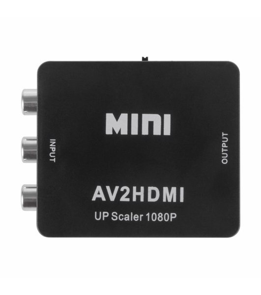 Конвертер Rexant 3 RCA на HDMI пластик, черный