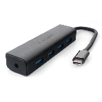 USB-концентратор Gembird UHB-C364, USB 3.0, USB 4 порта, USB Type-C / с доп питанием, фото12