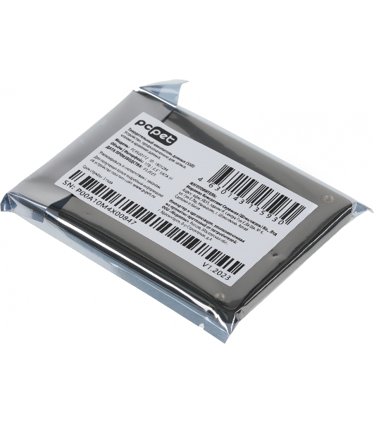 Накопитель SSD PC PET PCPS001T2, 1Tb, SATA-III, 2.5', R/W 500/450