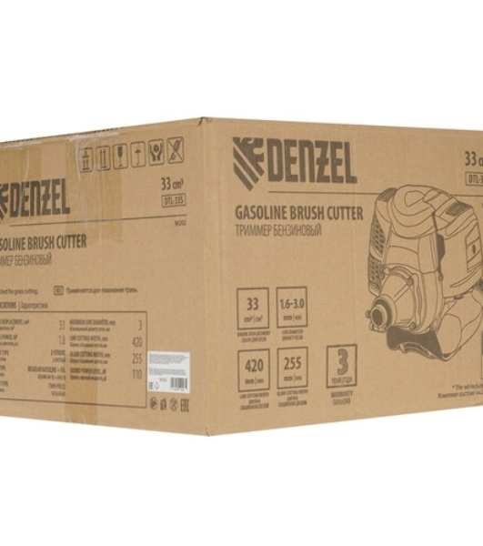 Триммер бензиновый Denzel DTL-33S, 1,8 л.с.