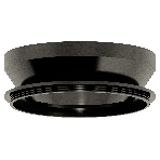 Насадка для корпуса светильника N8902 PBK черный полированный D85*H30mm Out25mm GX53, фото 1