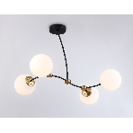 Светитльник Ambrella Light TR2544/4 BK/SB черный/бронза E27/4 max 60W 700*450*450, фото4