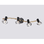 Светильник Ambrella light TR8658/4 BK/GD черный/золото E14/4 max 60W 750*100*185, фото7