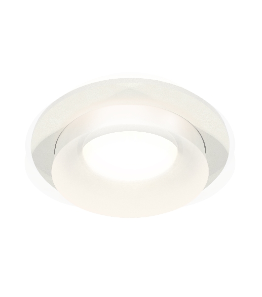 Комплект встраиваемого светильника Ambrella light XC7621044 SWH/FR белый песок/белый матовый MR16 GU5.3 (C7621, N7165)