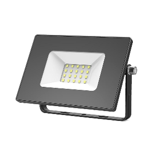 Прожектор светодиодный Gauss LED 20W IP65 6500К черный 1/16
