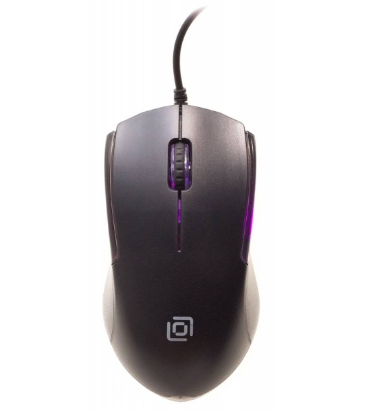 Мышь проводная Oklick 245M черный, 1000 dpi, USB, кнопки - 3