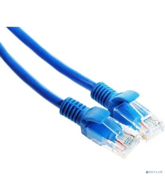 Патч-корд UTP Cablexpert PP12-10M/B cat.5e, 10м, литой, многожильный, синий