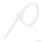 Хомут Rexant nylon 5.0 х 200 мм 100 шт белый, фото 1