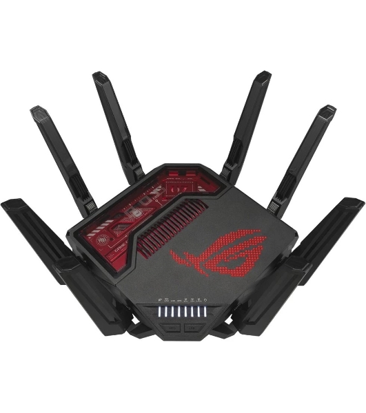 Маршрутизатор ASUS GT-BE19000, черный/красный, 90IG0850-MO9A0V