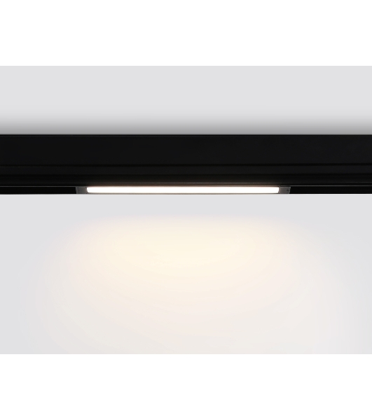 Управляемый светодиодный светильник для шинопровода Magnetic Ambrella light GL1262 BK черный IP20 9W 3000K-6400K 220V 120° 232*25*42 (Без ПДУ)