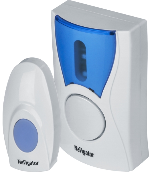 Звонок дверной беспроводной Navigator NDB-A-DC02-1V1-WH