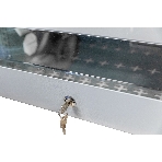 Шкаф коммутационный NTSS (NTSS-SOHO5U) настенный 5U 520x140 мм пер. дв. стекл несъемн. бок. пан. 80 кг белый IP20, фото8