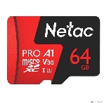 Флеш карта MicroSD card Netac P500 Extreme Pro 64Gb, retail version w/o SD adapter, фото9