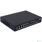 Коммутатор PoE Osnovo SW-21000(120W), 8 x FE с поддержкой PoE (IEEE 802.3af/at), 2 x FE, до 30W на порт, суммарно до 120W, фото5