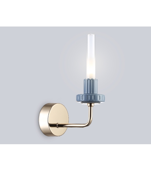 Светильник Ambrella light LH53128 GD/WH/GB золото/белый/серо-синий 2W 3000K 100*190*290