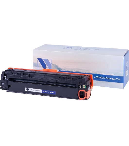 Картридж лазерный NVPrint CB540A/CRG716 для принтеров Color LaserJet CP1215/1515/CM1518 (2200k) черный