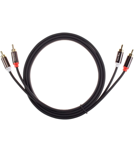 Кабель соединит 2xRCA (M) - 2xRCA (M),1.5m, TelecomPRO TAV7158M-1.5M