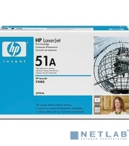 Картридж лазерный HP Q7551A черный для LJ P3005/M3035mfp/M3027mfp 6500 стр.