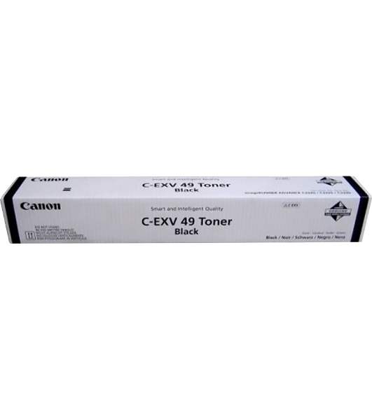 Картридж лазерный Canon C-EXV49BK (8524B002) черный (36 000 стр) для Canon imageRUNNER ADVANCE серий C3300, C3500, DX C3700, DX C3800