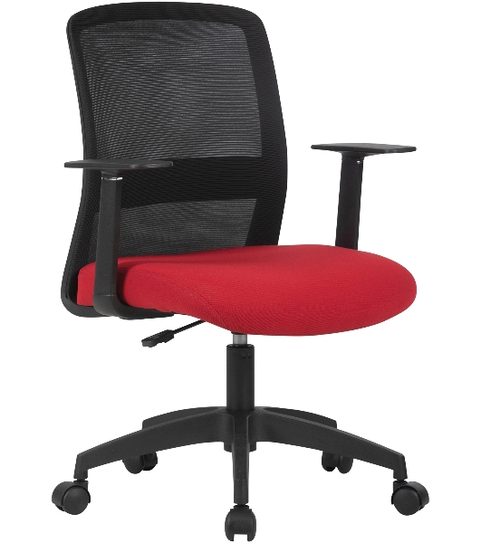Кресло Cactus CS-MC333-BKRD черный, сетка