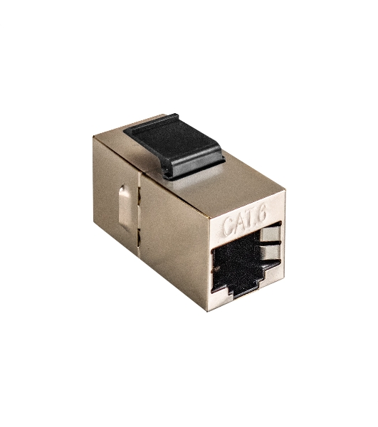 Модуль проходной ExeGate CP45-KJ-SH-C5e (RJ45-RJ45 формата Keystone Jack, Кат.5e, экранированный)