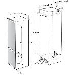 Встраиваемый холодильник Gorenje NRKI517E82WF, полезный объем 244 л, электронное управление, цифровой дисплей, автоматическое размораживание No Frost, быстрое замораживание, интенсивное охлаждение, зона свежести с контролем влажности, инверторный компрессор, энергоэффективность А+, фото13