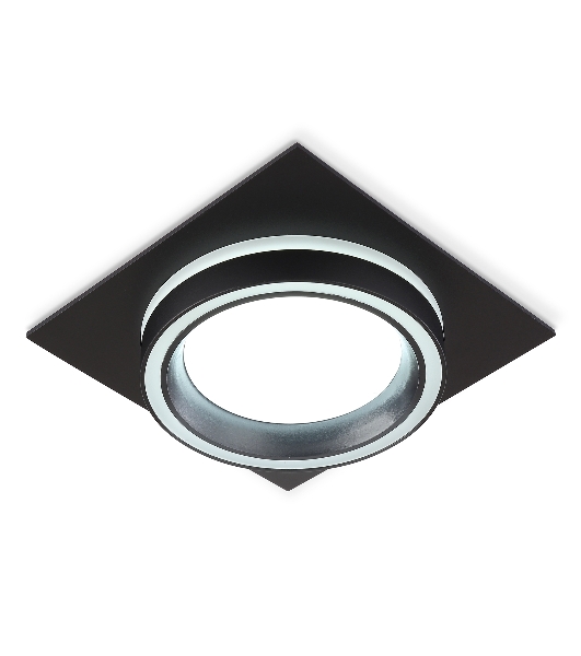 Светильник встраиваемый TU5230 BK черный IP20 GX70 D150*150*52