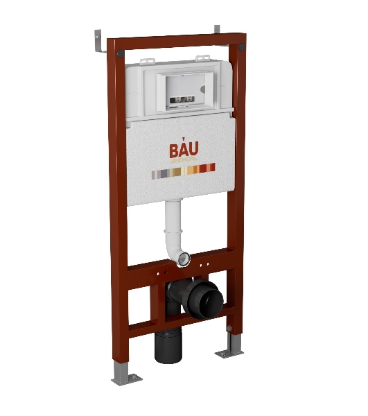 Комплект BAU 6 в 1: инсталляция BAU PRO, унитаз подвесной безободковый вихревой со скрытым сливом Bau Dream Hurricane3, сиденье дюропласт микролифт, клавиша BASIC хром