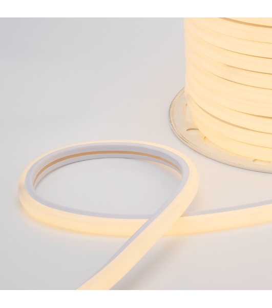 Гибкий неон Neon-night LED SMD, форма – D, 16х16 мм, теплый белый, 120 LED/м, бухта 50 м