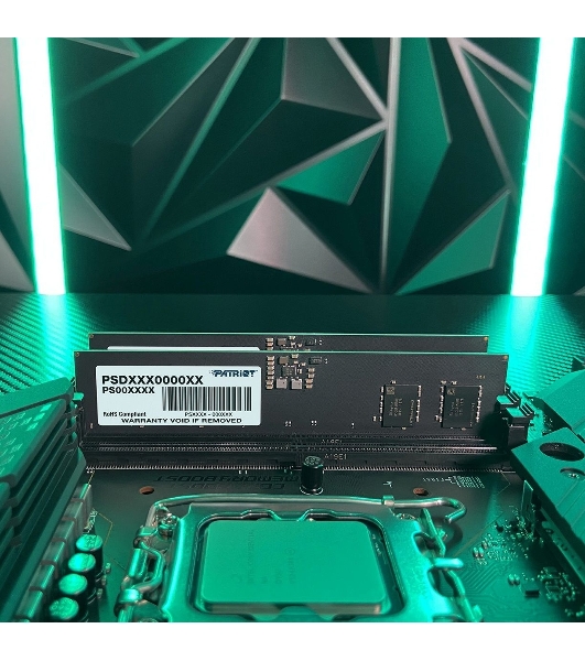 Оперативная память Patriot Signature, DDR5, 16GB (1x16 GB), 5600 MHz, CL46, DIMM
