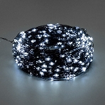 Гирлянда Роса с контроллером 30м, 300LED, IP20, 230В, зеленый провод, белое свечение , фото2